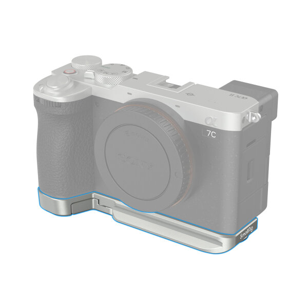 SmallRig | 4439 Bottom Mount Plate für Sony Alpha 7C II / Alpha 7CR (silver)