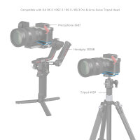 SmallRig | 4439 Bottom Mount Plate für Sony Alpha 7C II / Alpha 7CR (silver)