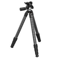 Leofoto Carbon tripod SA-404CLX + MH-60X