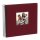 Goldbuch Bella Vista 20x20 cm, 40 schwarze Seiten, bordeaux, Spiralalbum