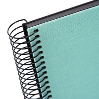 Goldbuch Bella Vista 24x17 cm, 40 schwarze Seiten, aqua,...