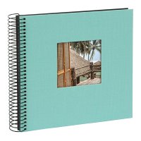 Goldbuch Bella Vista 20x20 cm, 40 schwarze Seiten, aqua,...