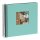 Goldbuch Bella Vista 20x20 cm, 40 schwarze Seiten, aqua, Spiralalbum