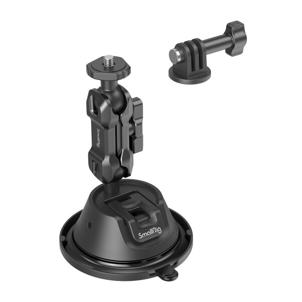 SmallRig | 4193 SC-1K Portable Suction Cup Mount Support for Action Cams, Saugnapf