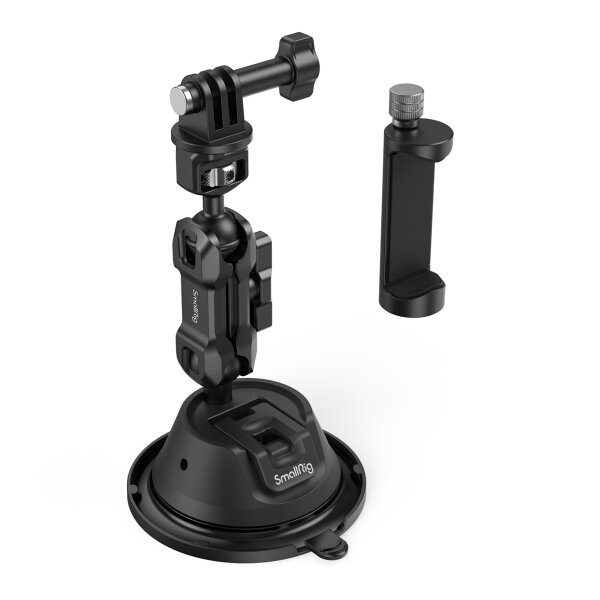 SmallRig | 4275 SC-1K Portable Suction Cup Mount Support Kit, Saugnapf+Handyhalter