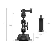 SmallRig | 4275 SC-1K Portable Suction Cup Mount Support Kit, Saugnapf+Handyhalter