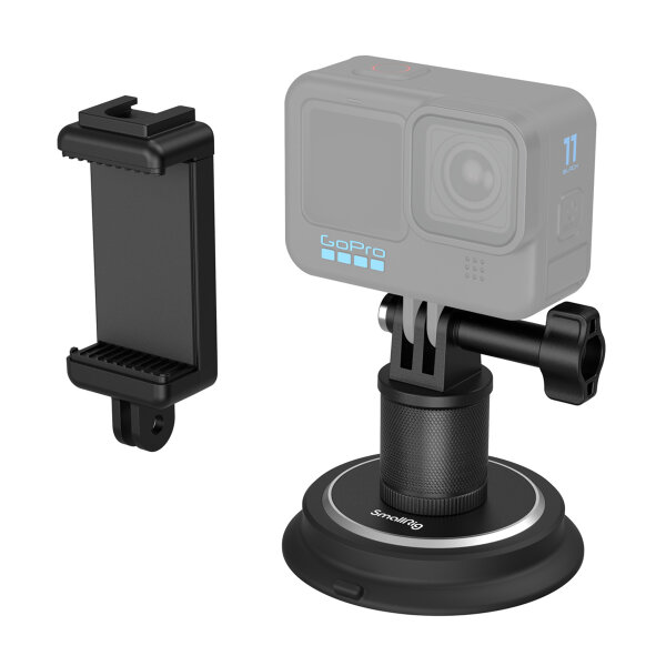 SmallRig | 4347 Suction Cup Mounting Support for Action Cameras, Saugnapf
