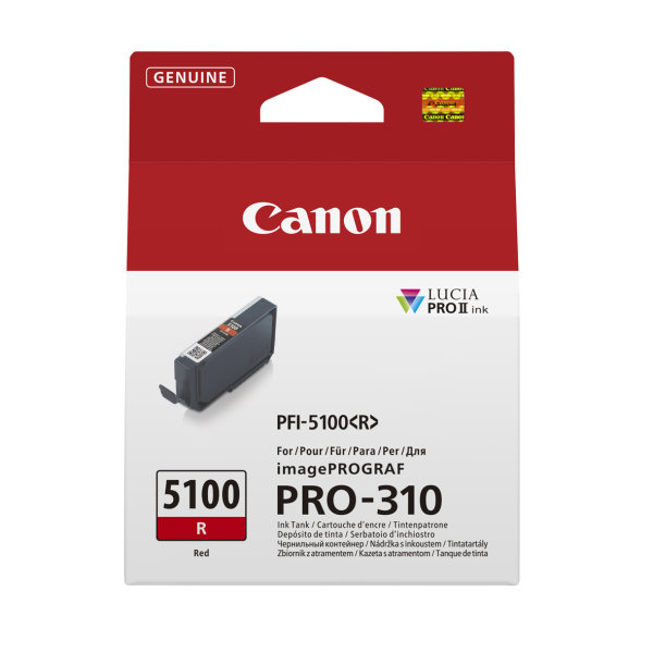 Canon PFI-5100R rot Tinte für ImagePrograf PRO-310