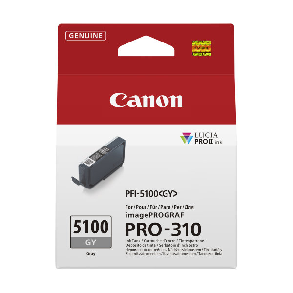 Canon PFI-5100GY grau Tinte für ImagePrograf PRO-310