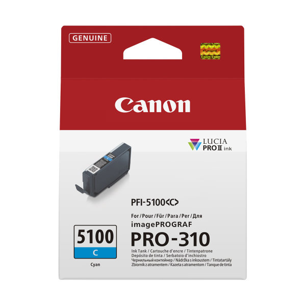 Canon PFI-5100C cyan Tinte für ImagePrograf PRO-310