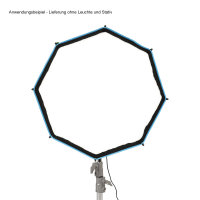 NANLITE | SB-FMM-O-60, Oktagonal Softbox 60 cm mit FM Mount