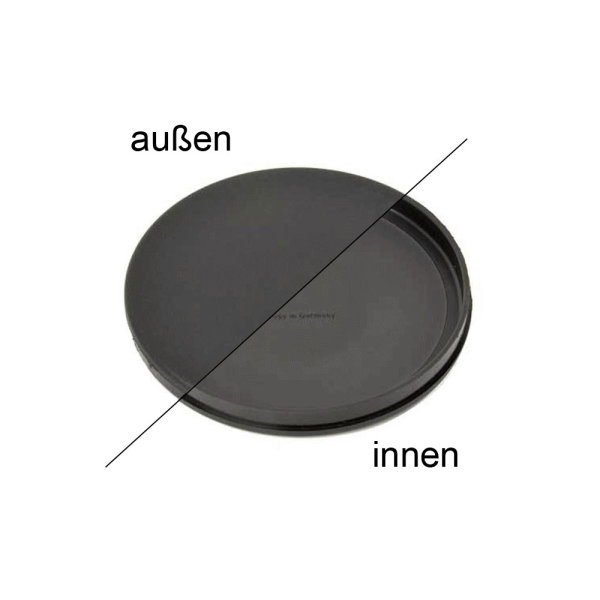 Lens cap for attaching 50 mm elastic snap-on cap inside Ø 50 mm