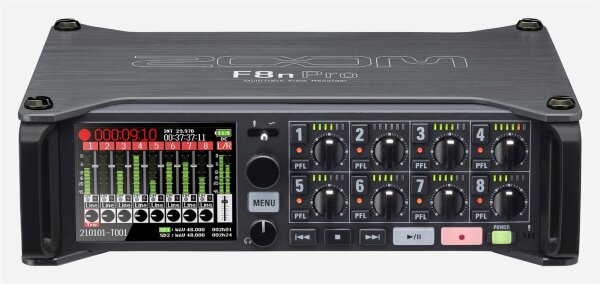 ZOOM | F8n-Pro MultiTrack Field Recorder für Tonaufnahmen
