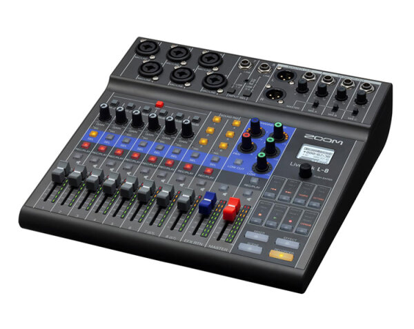 ZOOM | LiveTrak L-8, schwarz digitales Mischpult