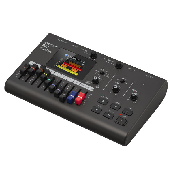 ZOOM | MultiTrak R12, schwarz 8-Spur-Recorder
