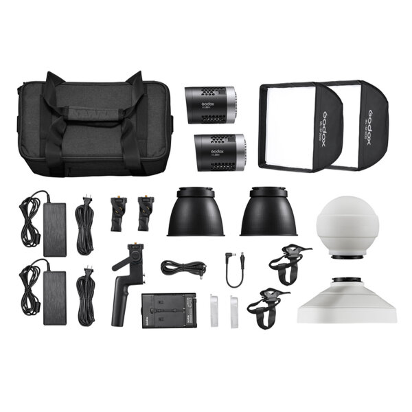 Godox | ML30Bi-K2 Kit LED Leuchte mit 2 x ML30Bi + Zubehör