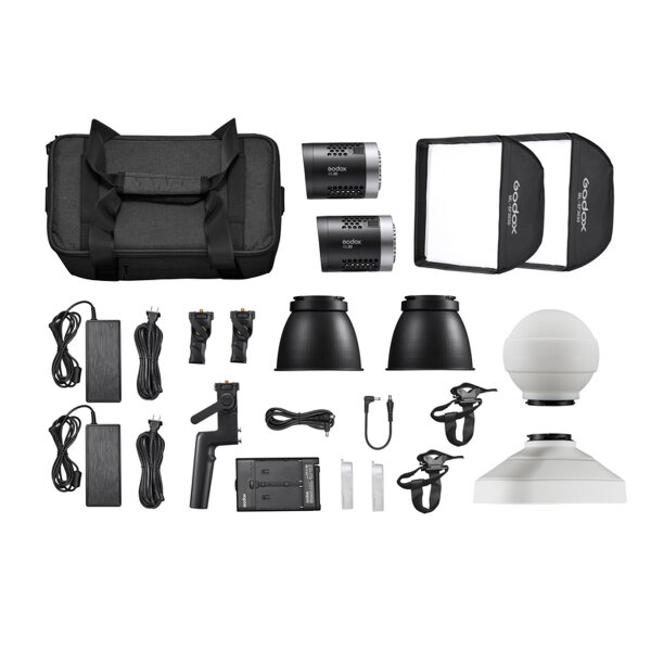 Godox | ML30-K2 Kit LED Leuchte mit 2 x ML30 + Zubehör