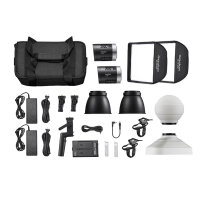 Godox | ML30-K2 Kit LED Leuchte mit 2 x ML30 + Zubehör