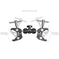 SmallRig | 5331 Doppelkopf-Krabbenklemme