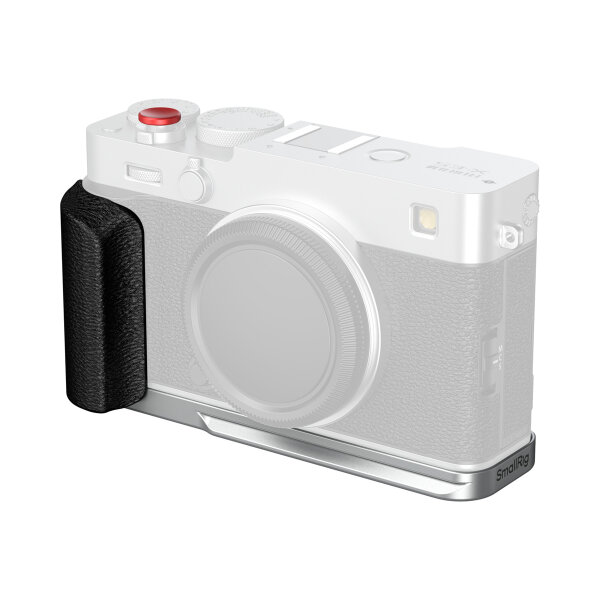 SmallRig | 5447 L-förmige Montageplatte Silikongriff für FUJIFILM X-E5, silber