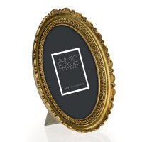 ZEP Beziers 15x20 cm, gold, ovaler Rahmen aus Harz zum...