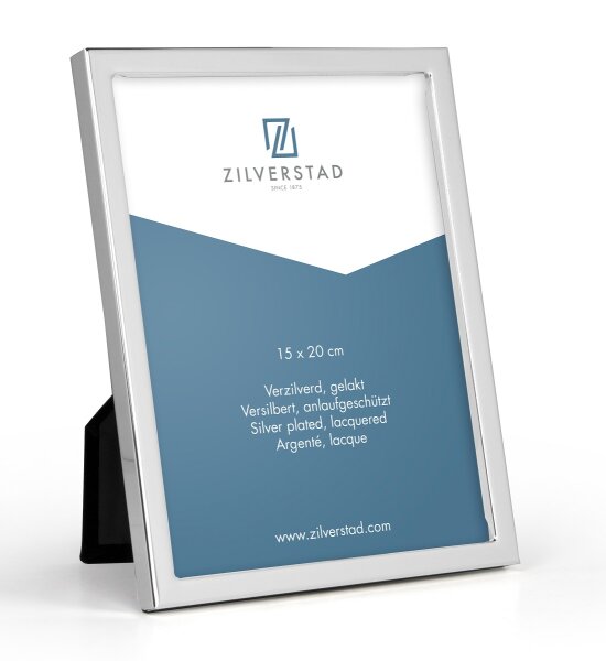 Zilverstad | Madeira 15x20 cm silber-glanz Metallrahmen zum Hängen und Stellen