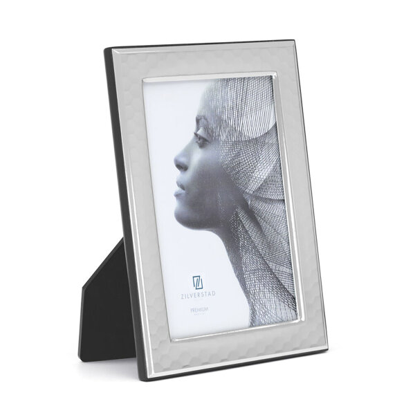 Zilverstad | Palermo 13x18 cm silber-glanz Premium-Portraitrahmen zum Stellen