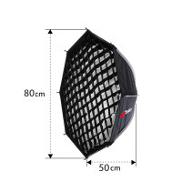 Tolifo | LKP-80 Octagon Softbox 80cm, mini