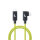 Angelbird | USB-C 4.0 Right-Angle Lime 32 cm Solid Flex Cable, 100W