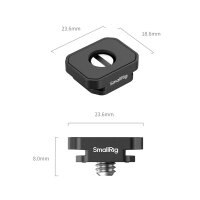 Smallrig | 5472 Montageplatte mit Cold Shoe Mount (4...