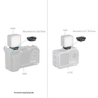 Smallrig | 5472 Montageplatte mit Cold Shoe Mount (4 Stück)