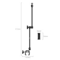 Smallrig | 5624 Desktop Magic Arm mit krabbenförmigen Klemmarm