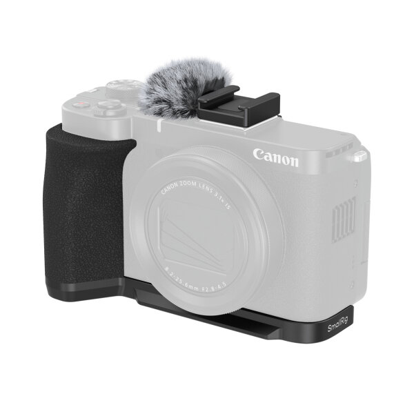 Smallrig | 5808 L-förmige Montageplatte m. Griff f. Canon PowerShot V1 (schwarz)