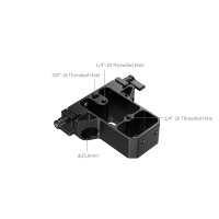 Smallrig | 5609 untere Montageplatte mit doppelter 15 mm Stangenklemme
