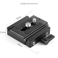 Smallrig | 2280 Schnellspannklemme und Platte...