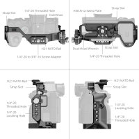 Smallrig | 6027 Hawk-Lock Cage Kit für Sony Alpha 7 V / 7R V / 7 IV