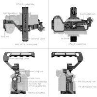 Smallrig | 6026 Advanced Cage Kit für Sony Alpha 7 V / 7R V / 7 IV