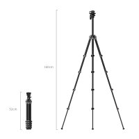 Smallrig | 5477 Video-Stativ AP255Pro, tragbar, aus Kohlefaser