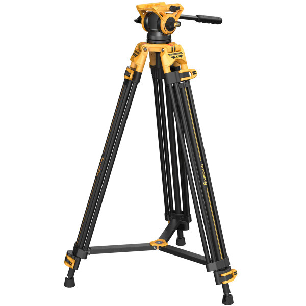 Smallrig | 5523 Heavy Duty Stativ mit Fluidkopf AD-01 (BumbleBee Edition)