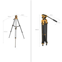 Smallrig | 5523 Heavy Duty Stativ mit Fluidkopf AD-01...