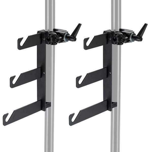 Manfrotto | 044 3-fach Hintergrundhaken mit Super Clamp (035, 2 Stück) | 44
