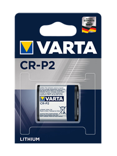 Varta Professional Lithium Batterie- CR-P2 / DL223 - (6 Volt / 1450 mAh)