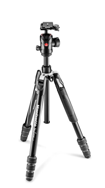 Manfrotto | Befree GT Alu Kit Twist mit Kugelkopf, schwarz | MKBFRTA4GT-BH