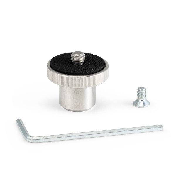 Manfrotto | 1/4" Adapter mit Anti-Rutsch- Platte für 244 Mini & 244 Micro | 244ADPT14AS