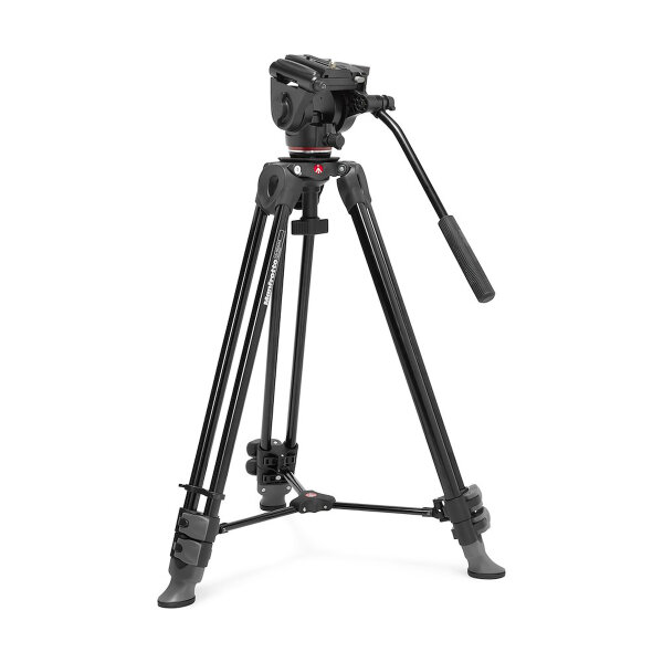 Manfrotto | Alu Stativ mit 500X Fluid-Kopf  | MVK500XAM