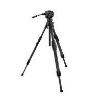 Manfrotto | One Carbon Stativ 500X Fluid- Kopf | MKONEC-500X