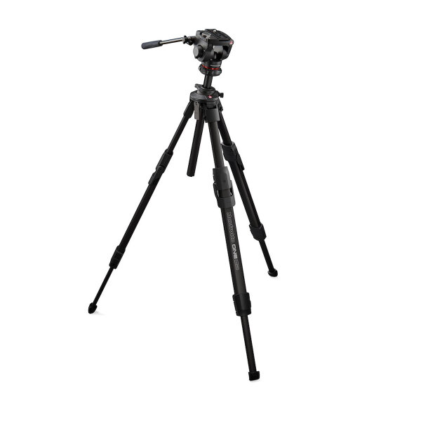 Manfrotto | One Alu Stativ 500X Fluid-Kopf  | MKONEA-500X