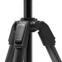 Manfrotto | 502 flacher Fluid Videokopf m. 055 Video Carbonfaser-Stativ | MVK502055CXPROV