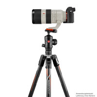 Manfrotto | Befree GT PRO Carbon Stativ Twist für Sony Alpha Kameras | MKBFRTC4GTA-BH