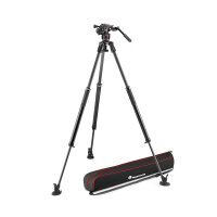 Manfrotto | Nitrotech 608 Serie mit 635 Schnellverschluss-Stativ aus Carbon | MVK608SNGFC